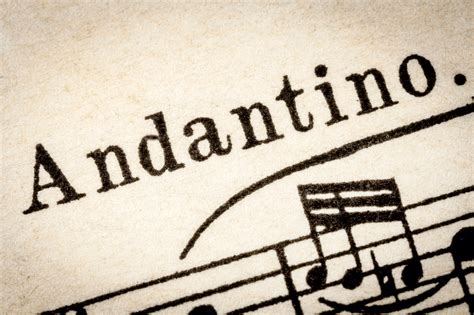 what does andantino mean in music and how does it influence the tempo of a piece?